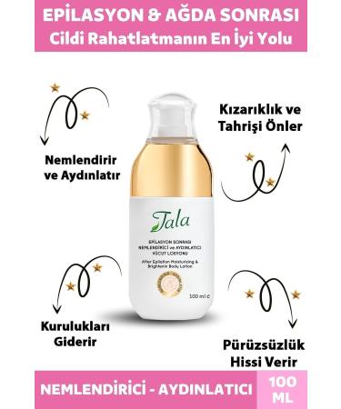 Tala After Epilation Moisturizing Lotion Brightening Body Lotion 100 ml - Buy Online on GoSupps.com