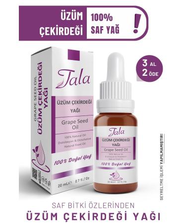 Tala Grape Seed Oil 0 Pure And Natural Cold Pressed 20 Ml - Buy Online on GoSupps.com