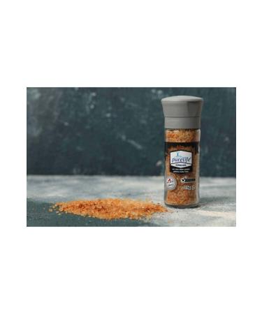 PureLife Himalayan Chili Pepper Rock Salt Glass Mill 115g - Buy Online on GoSupps.com
