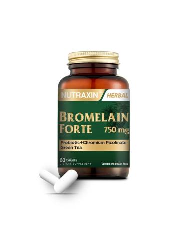 Nutraxin Bromelain Forte 60 Tablets 3 Pack - Buy Online on GoSupps.com