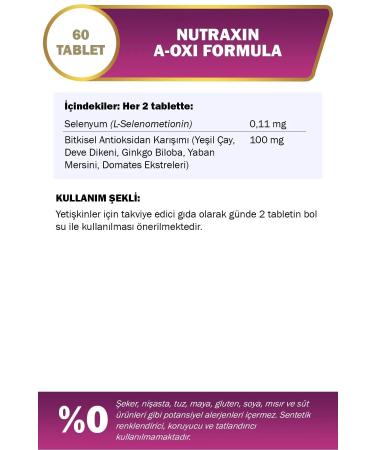 Nutraxin A-oxi Formula 60 Tablet 5-pack - Buy Online on GoSupps.com