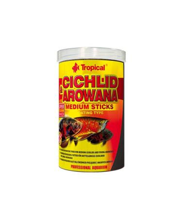 Tropical Cichlid Arowana Medium Sticks 1000ml 360gr