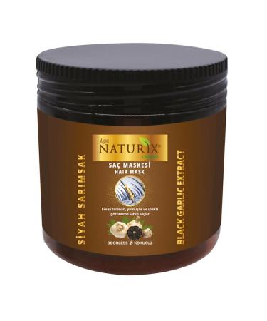Naturix Salt-Free Hair Mask Natural Black Garlic Extract for All Hair Types 500 Ml Hair Care Mask - Buy Online on GoSupps.com