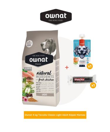 Ownat Chicken Classic Light Adult Dog Food 4 Kg Wanpy
