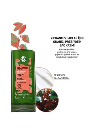 Yves Rocher Repairing Prebiotic Conditioner - Damaged Hair / Reparation - Buy Online on GoSupps.com