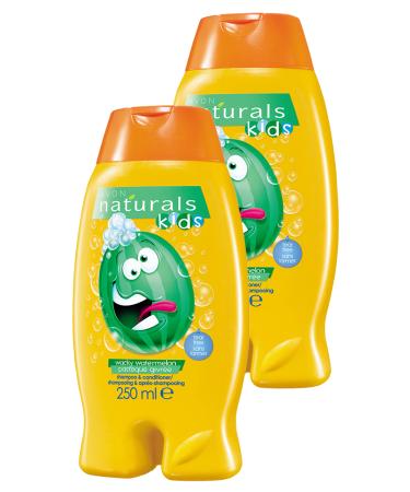 Avon Watermelon Scented No-Tear Shampoo and Conditioner 250 Ml. Duo Set