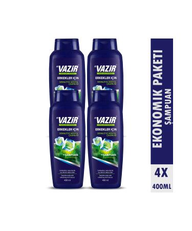 alwazir Natural Moisturizing Shampoo Set 400 ML 4 Pieces