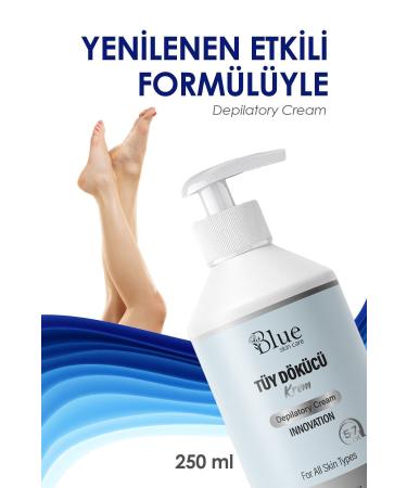 Depilatory and Hair Reducing Cream for Hair Removal for All Skin Types (Special Formula 250 ml) - Buy Online on GoSupps.com