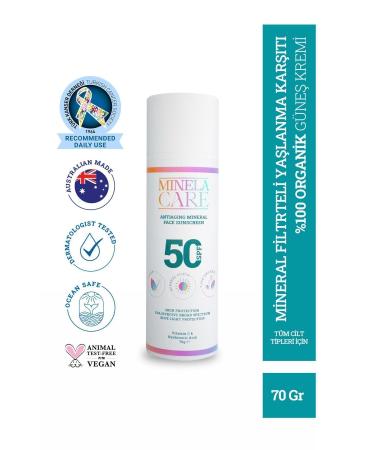 Minelacare SUN CREAM THAT HELPS PRESERVE THE YOUTH OF THE SKIN-SPF 50-70GRPASS .786