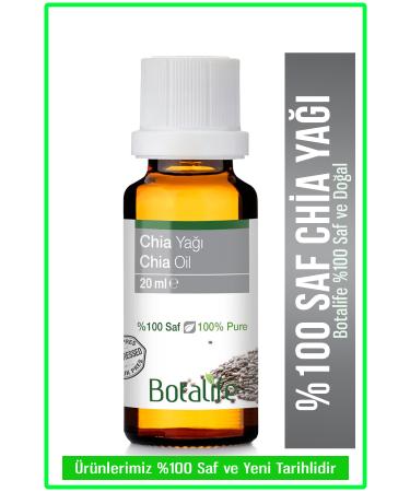 Botalife Chia Seed Oil 20ml - 0 Pure and Natural (Undiluted)