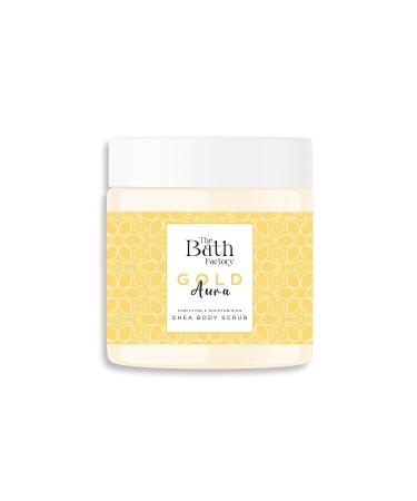 THE BATH FACTORY Moisturizing and Purifying Shea Body Scrub - Gold Aura 300 gr - Buy Online on GoSupps.com