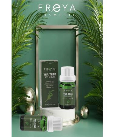 FREYACOSMETIC Tea Tree Oil Sauce Serum- Tea Tree Serum 2 Pieces 10ml Anti-Acne Blackhead Farmasi0606 - Buy Online on GoSupps.com