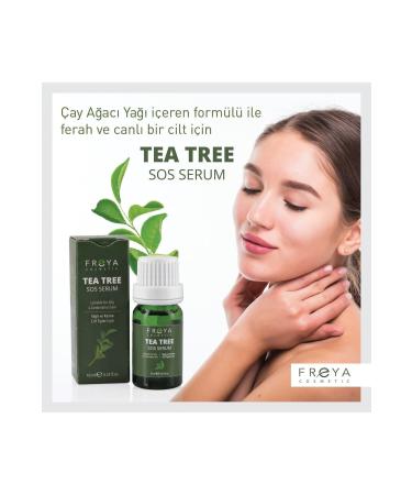 FREYACOSMETIC Tea Tree Oil Sauce Serum- Tea Tree Serum 2 Pieces 10ml Anti-Acne Blackhead Farmasi0606 - Buy Online on GoSupps.com