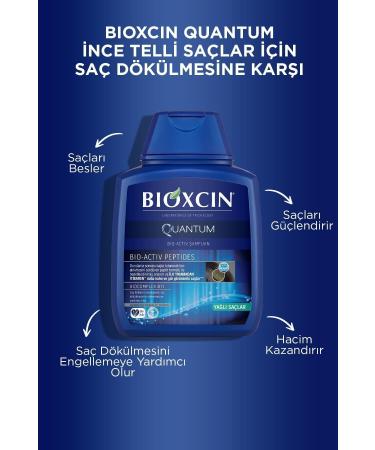 Bioxcin Quantum Shampoo Buy 3 Pay 2 For Oily Hair 3x300 Ml - Hair Loss Shampoo For Fine Hair - Buy Online on GoSupps.com