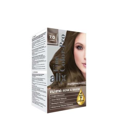 Alix 50 ml Kit Hair Dye 7.0 Blonde - Buy Online on GoSupps.com