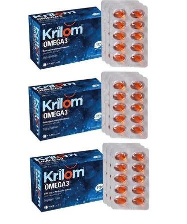 Krilom Omega-3 50 Softgels-skt:03/2022-3 Pieces - Buy Online on GoSupps.com