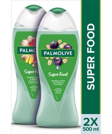 Palmolive Super Food Grapefruit Juice & Ginger Extract & Super Food Acai Berry & Oatmeal Extract 500 ml