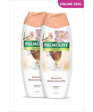 Palmolive Naturals Almond and Moisturizing Milk Shower Gel 500 ml x2 Pieces - Buy Online on GoSupps.com