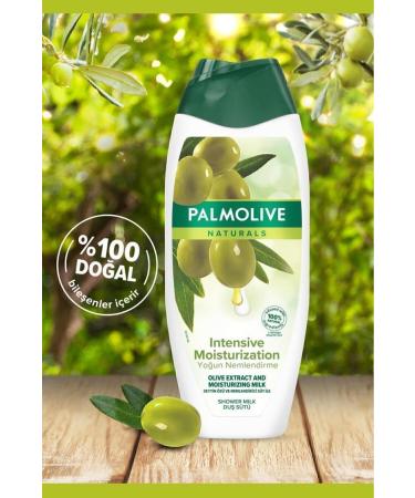 Palmolive Naturals Intensive Moisturizing Shower Gel with Olive Extract and Moisturizing Milk 500 ml x2Pcs - Buy Online on GoSupps.com