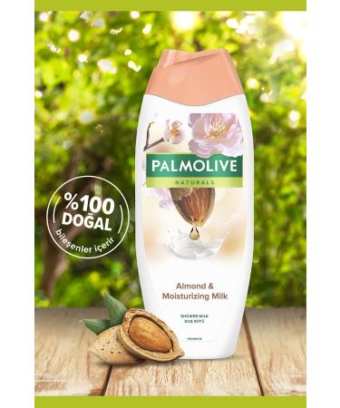 Palmolive Naturals Almond and Moisturizing Milk Shower Gel 500 ml x2 Pieces - Buy Online on GoSupps.com