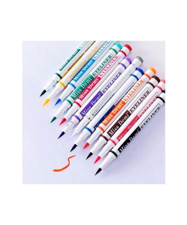 BEAUTY MODEL 12 Color Pen Eyeliner Set - Buy Online on GoSupps.com