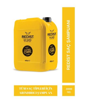 Redist Hairdresser Type Fast Hair Care Shampoo 4000 ml