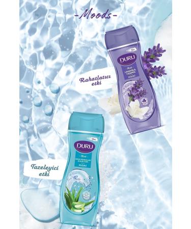 Duru Moods Sea Minerals & Aloe Vera Shower Gel 4x450ml - Buy Online on GoSupps.com
