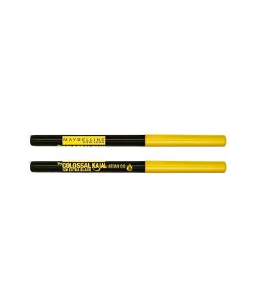 Maybelline New York The Colossal Kajal Extra Black Eye Pencil with Argan Oil - Buy Online on GoSupps.com