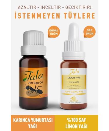 Tala Hair Removal Hair Reducer Ant Egg Oil 0 Pure Lemon Oil Hair Thinning