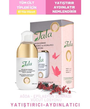 Tala After Epilation Moisturizing Lotion Brightening Body Lotion 100 ml - Buy Online on GoSupps.com
