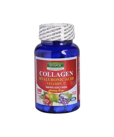 Vitapol Collagen Hyaluronic Acid Vitamin C 100 Tablets