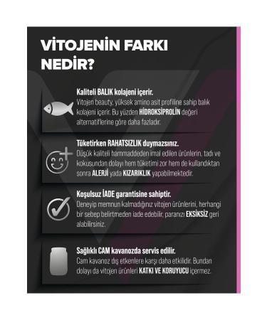 Vitogen Beauty Collagen Hyaluronic Fish Vitamin C Glass Jar (0 PURE ADDITIVE-FREE DOUBLE HYDROLIZED) - Buy Online on GoSupps.com