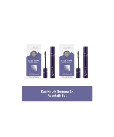 Ashley Joy Keratin and Biotin Nourishing Extension Natural Care Eyebrow Eyelash Serum 6 ml Set - Buy Online on GoSupps.com