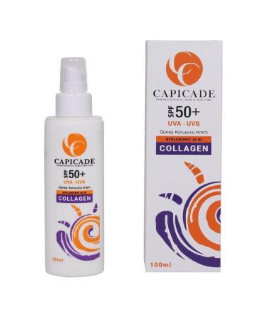 Capicade SPF 50 Collagen 100ml Hyaluronic Acid
