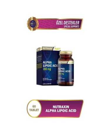 Nutraxin Alpha Lipoic Acid 200 Mg 60 Tablets 2 Pack - Buy Online on GoSupps.com