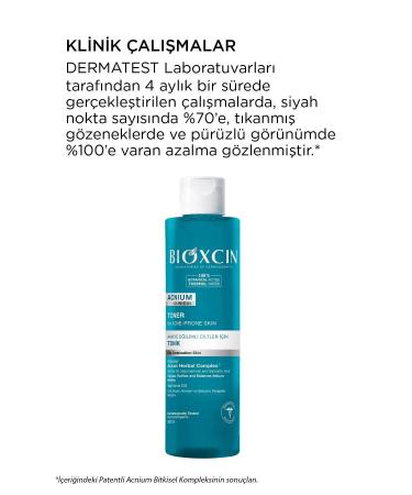 Bioxcin Acnium Tonic 200 Ml Clinical Vegan For Acne Prone Skin Pack of 4 - Buy Online on GoSupps.com