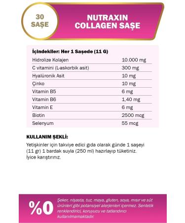 Nutraxin Collagen 30 Sachet 10 000 Mg Type 1 Type 3 Pineapple Flavored 3-pack - Buy Online on GoSupps.com