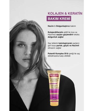 Bioblas Anti Hair Loss Care Cream 250ml Collagen&keratin 2-pack - Buy Online on GoSupps.com