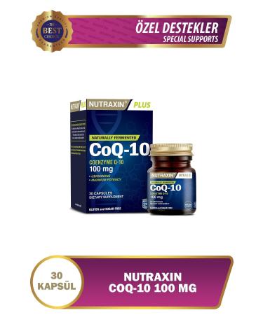 Nutraxin Coq-10 Food Supplement 30 Softgels - Coenzyme Q10