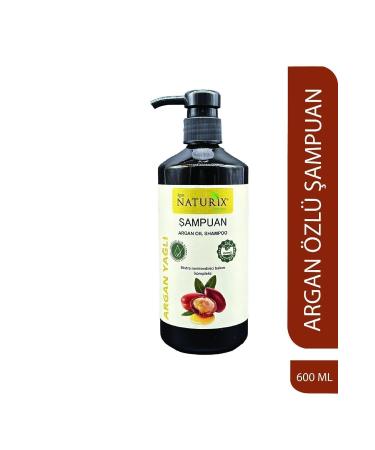Naturix Herbal Shampoo Argan Oil Repair Care Shampoo Special for Damaged Hair 600 ml