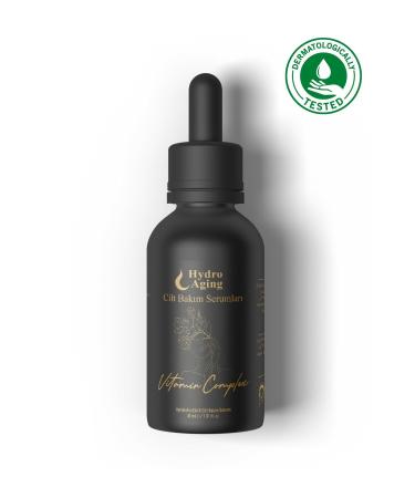 HydroAging Vitamin Complex (B5 E and C Vitamin) Brightening Effective Skin Care Serum