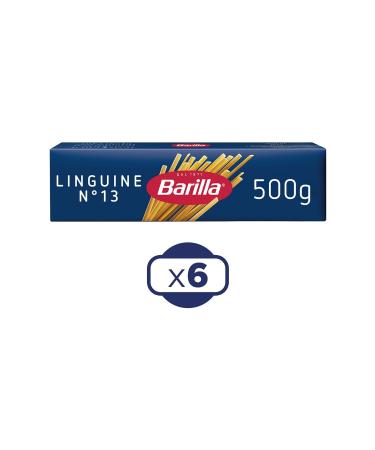 Barilla Linguine Flat Spaghetti 500 GX 6 Pieces