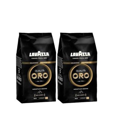 LavAzza Oro Black Espresso Bean Coffee 1 kg x 2 (2kg)