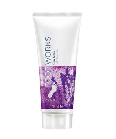 Avon Footworks Lavender Essence Foot Clay Mask 75 Ml.