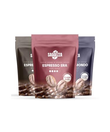 Saggezza Introduction Package Espresso Lago 1000 gr + Espresso Mondo 1000 gr + Espresso Era 1000 gr