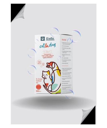 EMSE Cat Dog Natural Clay Shampoo Effective in Flea Tick and Parasite Treatment 250 Ml - Buy Online on GoSupps.com