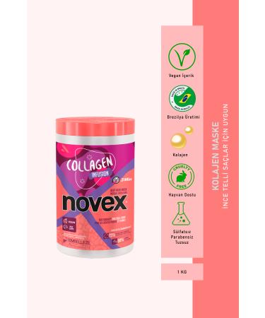 NOVEX Collagen Infusion - Volumizing Collagen Hair Mask for Fine Hair 1 Kg