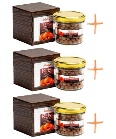 Balen Reishi Mushroom Food Supplement 300 Mg 200 Tablets 3 Pieces