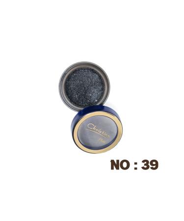 Christine Plus Glitter Single Eyeshadow Soft Color Shiny Eyeshadow Iron Color No:39 - Buy Online on GoSupps.com