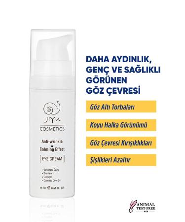 JIYU Eye Contour Cream Effective Moisturizing Care Against Wrinkles Dark Circles and Fine Lines 15 Ml. - Buy Online on GoSupps.com